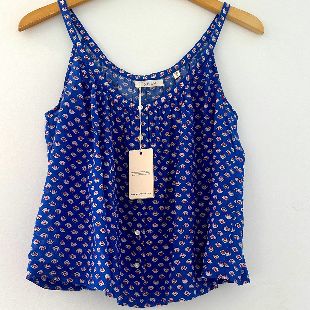 NWT Dôen Nalina Top in Bord de Mer - Picture 3 of 9